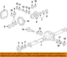 GM OEM Rear Differential-Side Bearings 23490332