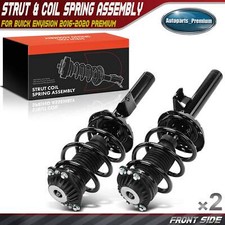 2x Front Side Complete Strut & Coil Spring Assembly for Buick Envision 2016-2020