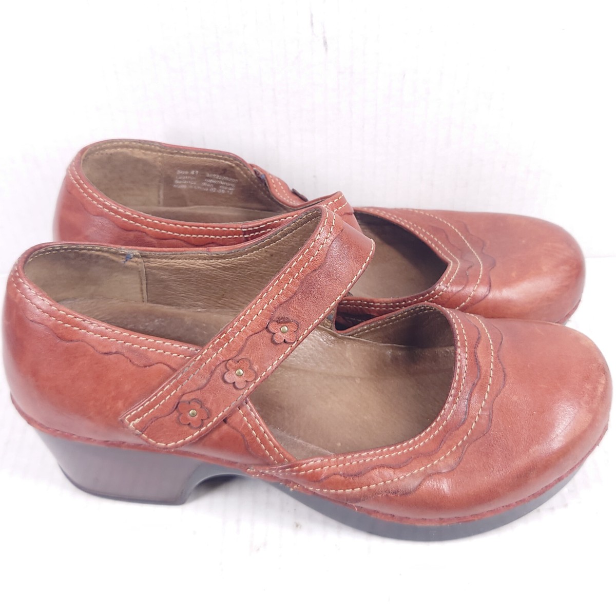 Dansko Women's Size 41 US 11 Leather Burnt Orange