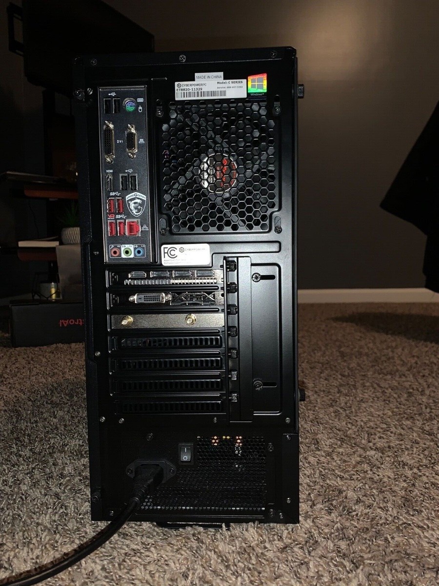GAMING PC - CyberPowerPC AMD Ryzen 5 1600 - RX 580 - 8GB RAM GAMING PC - CyberPowerPC AMD Ryzen 5 1600 - RX 580 - 8GB RAM