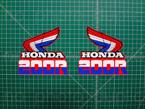 85' 1985 XR 200r xr200r decals tank graphics aufklebers stickers ...