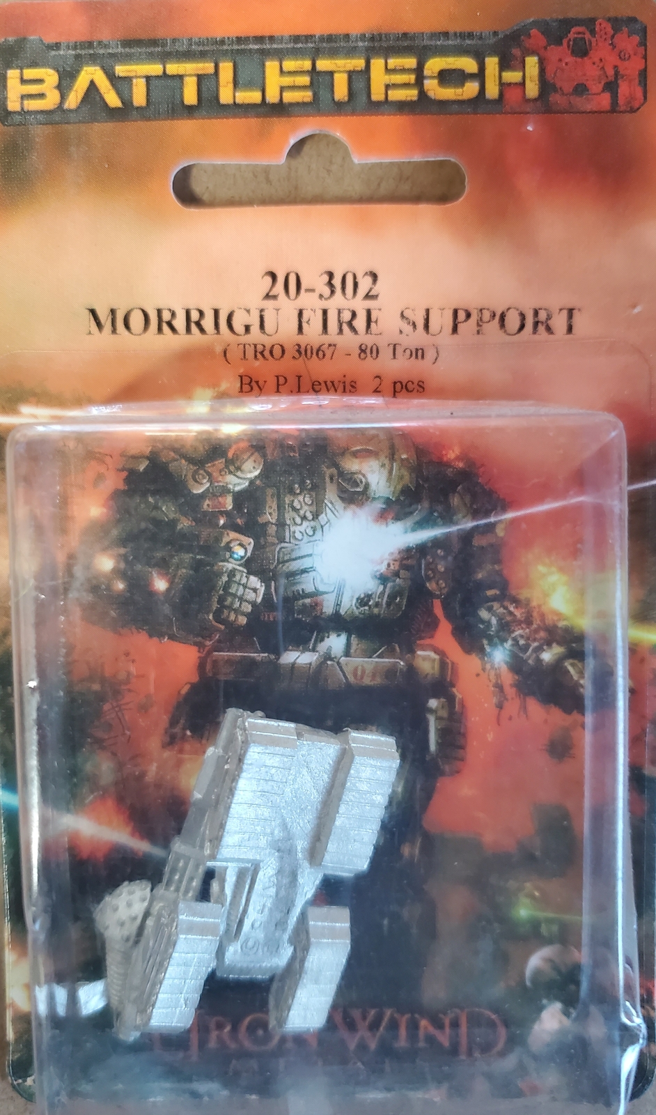 Миниатюры Battletech - Машина огневой поддержки Morrigu - 20-302 от IW Metals