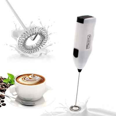 Kaffeeaufschäumer - Batteriebetriebene Schaummaschine für Lattes, Mini Mixer für Matcha,