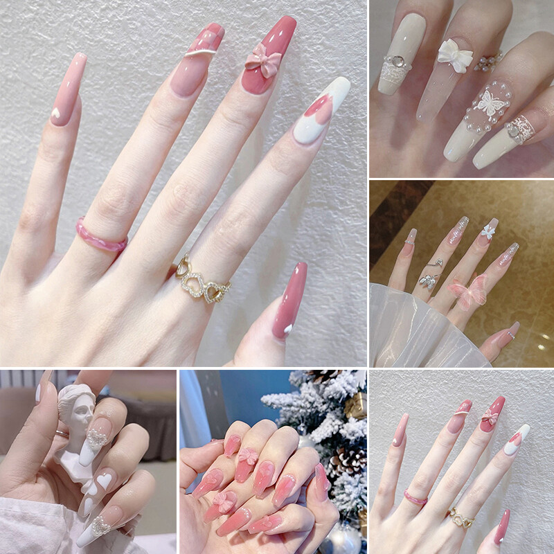 504 Stück Sargnägel XXL Lang – Quadratische Press-On-Nägel, Transparent, Für Nageldesign, Einfach Zu Bemalen & Kürzen