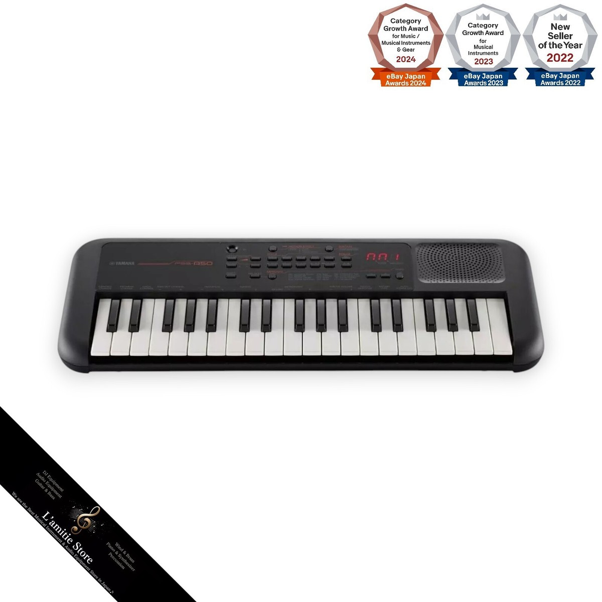 YAMAHA PSS-A50 Electronic 37 Mini Keyboard Black Japan YAMAHA PSS-A50 Electronic 37 Mini Keyboard Black Japan