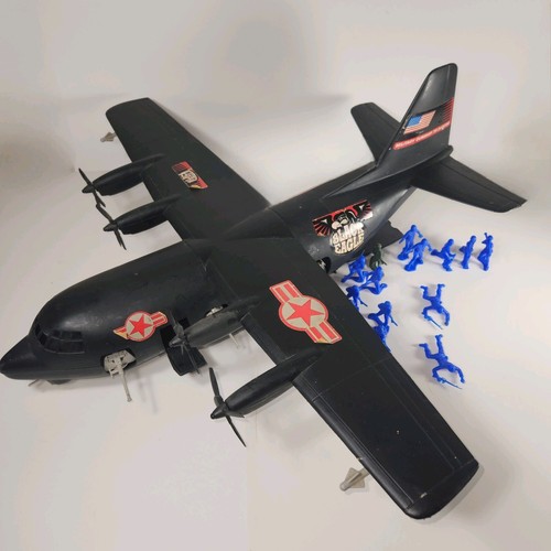 Processed Plastics Co 6270 Black Eagle Military Gunship 26" Air Plane Made USA - Picture 2 of 20