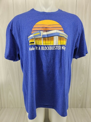 BLOCKBUSTER NIGHT T-Shirt 2XL | eBay