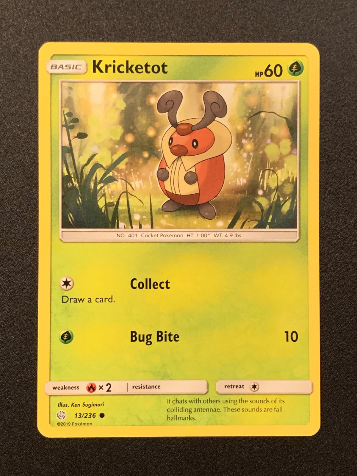 Kricketot 013/236 | Common | Sun and Moon Cosmic Eclipse
