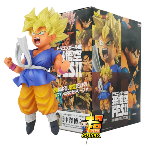 FIGURE BANPRESTO DRAGON BALL GT Z SUPER SON GOKU FES!  SUPER SAIYAN GOKU BAMBINO