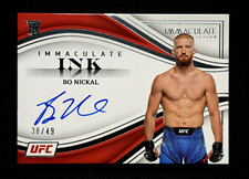 Bo Nickal 💥 RC ON-CARD AUTO Immaculate Ink /49 - 2023 Panini Immaculate UFC