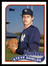 1989 Topps #484 Steve Shields New York Yankees Baseball Card