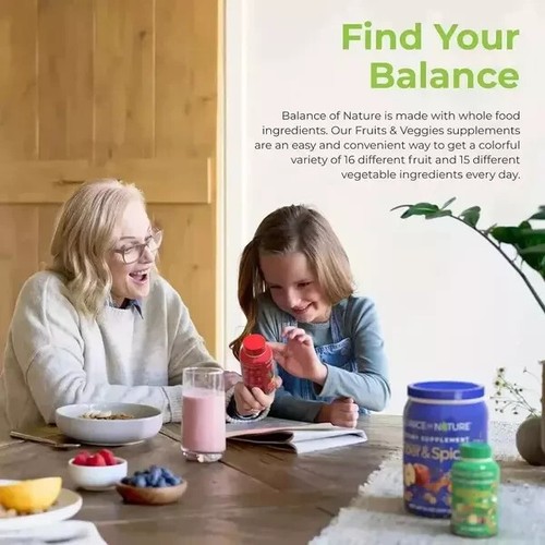 2 Pack, 180 Fruits and 180 Veggies Whole Food Supplement with Superfood Sealed - Bild 5 von 5