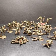 Homemade 1/72 Normandy Landing U.S. Army 39pcs/Set Finished Colored Model