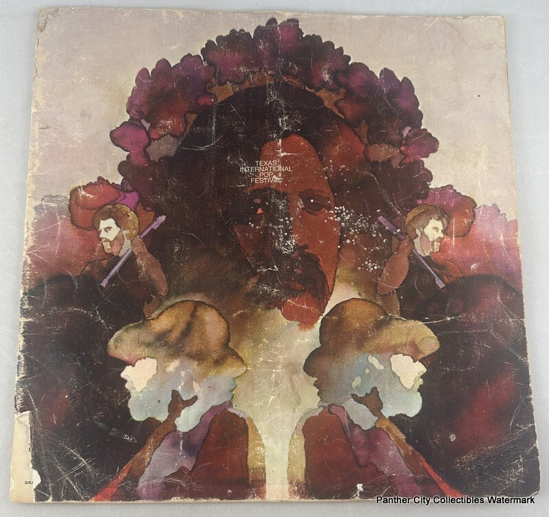 Led Zeppelin Janis Joplin 1969 Texas International Pop Festival Program