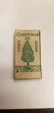 ANTIQUE RARE 36 CHRISTMAS TREE ORNAMENT HOOKS hangers FOR FEATHER TREE BOXED