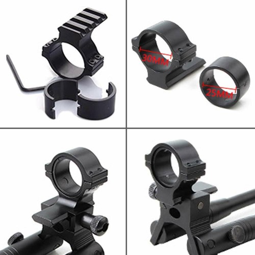 6 inch Adjustable Bipod Spring Return Hunting Bipod Fit for 20mm Picatinny Rail - Picture 15 of 35