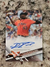 2017 Topps Chrome David Paulino Rookie Auto Astros Autograph RC #RA-DP