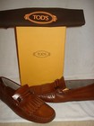 100% AUTHENTIC NEW MEN TODS FRINGE LEATHER MOCCASIN DRIVERS UK 8.5/US 9.5 D — photo 6