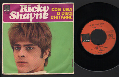 7'' RICKY SHAYNE MIT EINER ODER ZEHN GITARREN / KEINE FRAU JEMALS 1968 ITALY MIURA