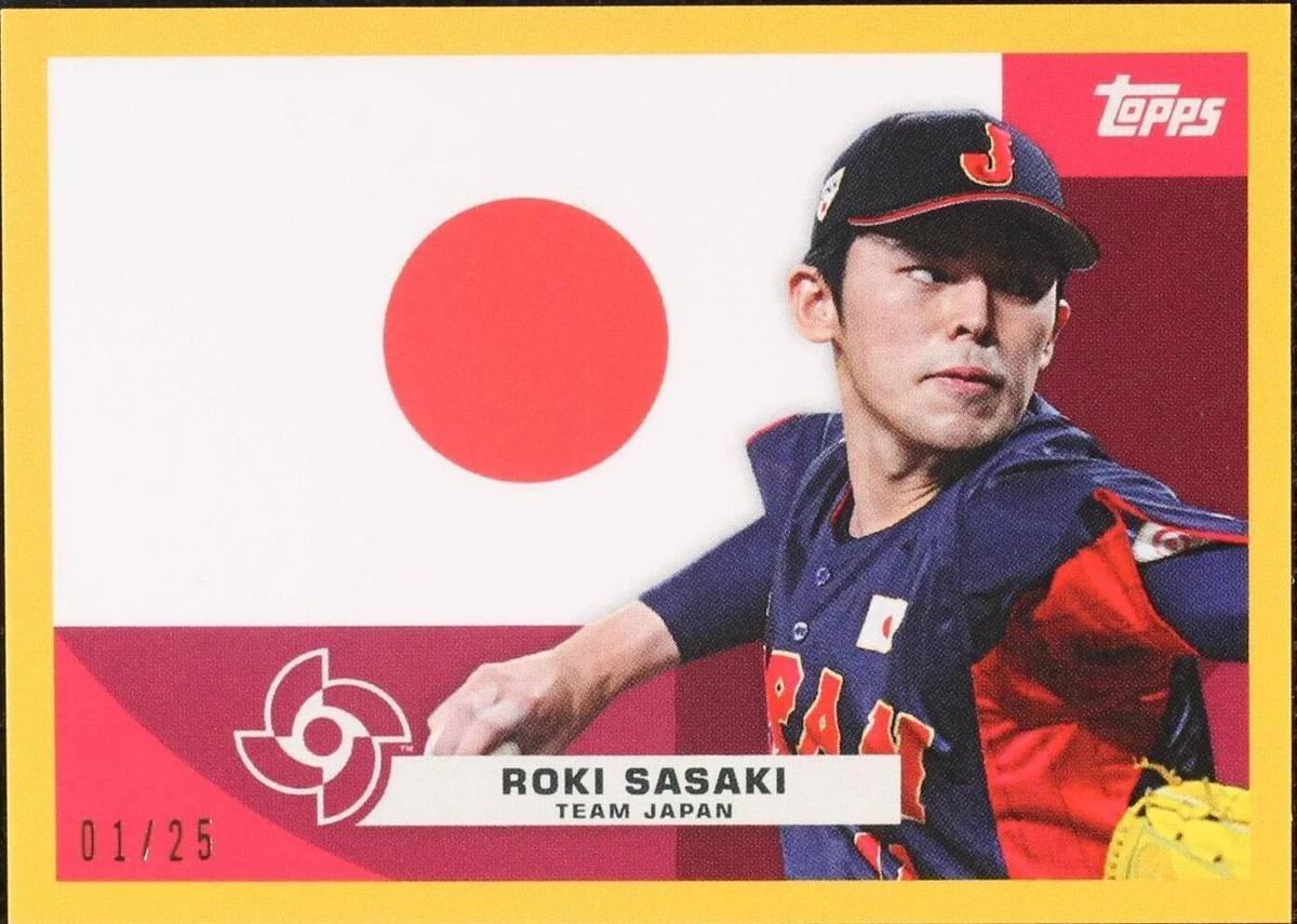 2023 Topps World Baseball Classic Global Stars - Roki Sasaki #F-8