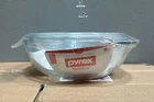 Pyrex Basics Glass Bowl w/Glass Cover - 2 Court