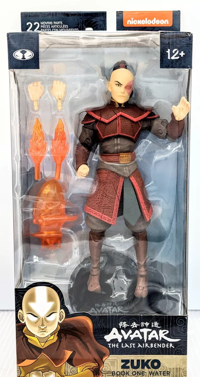  Avatar: The Last Airbender Prince Zuko 7 Action Figure with  Accessories : McFarlane The Last Airbender: Everything Else