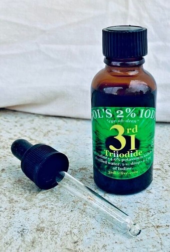 2% Lugol's Formula 3rdi-Solutions Iodine 15, 30, 60, 120, 500, 1000ml FREE SHIP - Picture 3 of 9