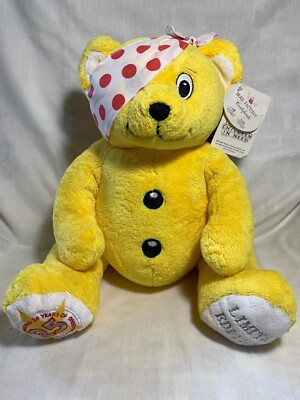 Children in Need Pudsey Teddy, Bear Factory, 25th Anniversary Bear in sehr gutem Zustand