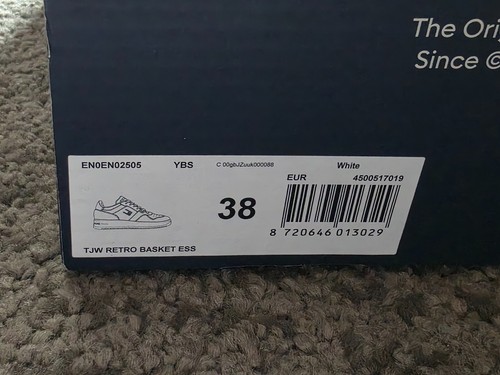 Tommy Jeans Damen RETRO BASKET Gr. 38 Sneaker Low Weiß Neu Etikett OVP Top - Bild 6 von 6
