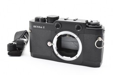  Top MINT w/Strap  Voigtlander BESSA-T Black Rangefinder Film Camera From JAPAN