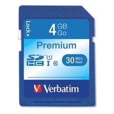 Verbatim 96171 4GB Premium UHS-I U1 Class 10 SDHC Memory Card New