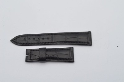 BREGUET LEDER ARMBAND 19MM BRACELT FÜR FALTSCHLIESSE 16MM SCHWARZ NEU 19-16