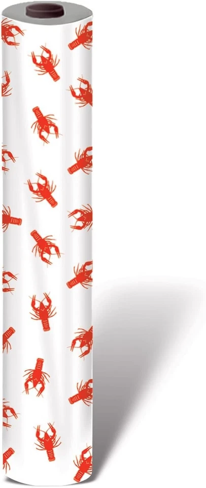 Rollo de mesa multicolor para cangrejos de río - Cubierta de plástico para hervir y fiestas de mariscos Foto 3 de 4