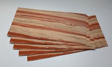 Lot 5x Padouk 51 x 24 cm ép 0.6 mm (placage bois)