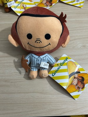 Toy Factory 6.5'' Curious George In Pajamas With Bear Soft Plush NWT New With Tag