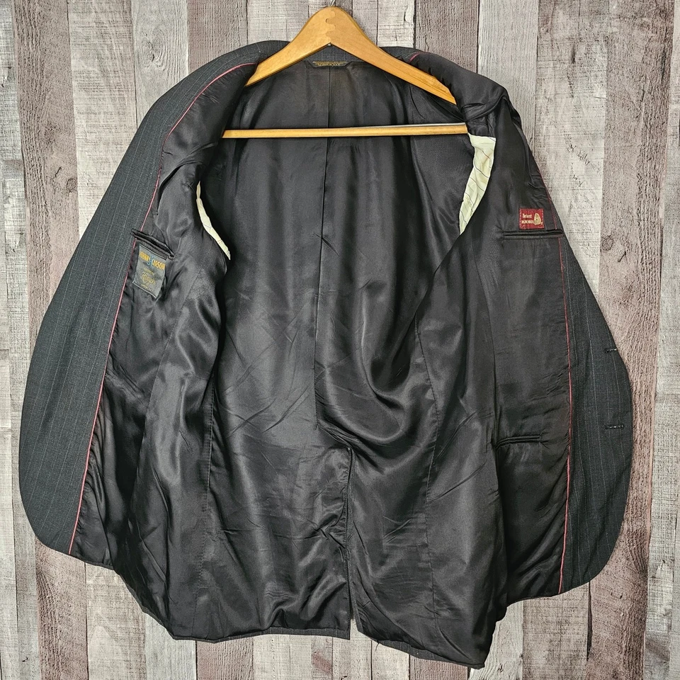 Calça Jaqueta Masculina Johnny Carson Taylored Hamricks 1970 Vintage Lã Suíte 42 - Imagem 3 de 4