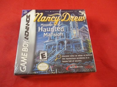 Nancy Drew Message In A Haunted Mansion (Nintendo Game Boy Advance) *NEW* Sealed