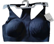 No Boundaries Small Juniors Wire Free Bonded Racer back Bra Black Padded 