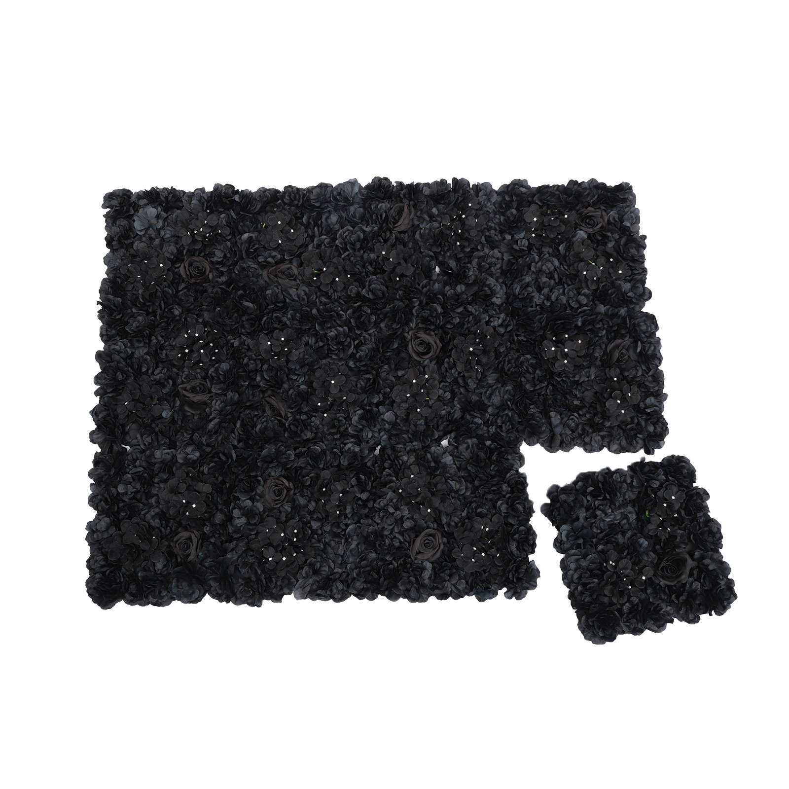 12 Pcs Flower Wall Panel, Artificial Flower Backdrop, Flower Panels For Backdrop