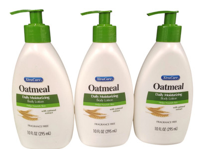 XtraCare Oatmeal Daily Moisturizing Hand Lotion For Dry Skin 10 oz. PACK OF 3