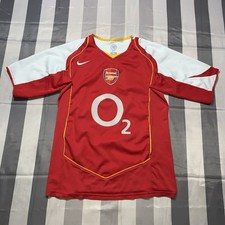 Vintage Arsenal 2004/2005 Nike Home football shirt Soccer Jersey Small Blokecore