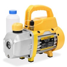 3CFM Single Stage HVAC Vacuum Pump 1/4 HP 110V Rotary Vane Vacuum Pump