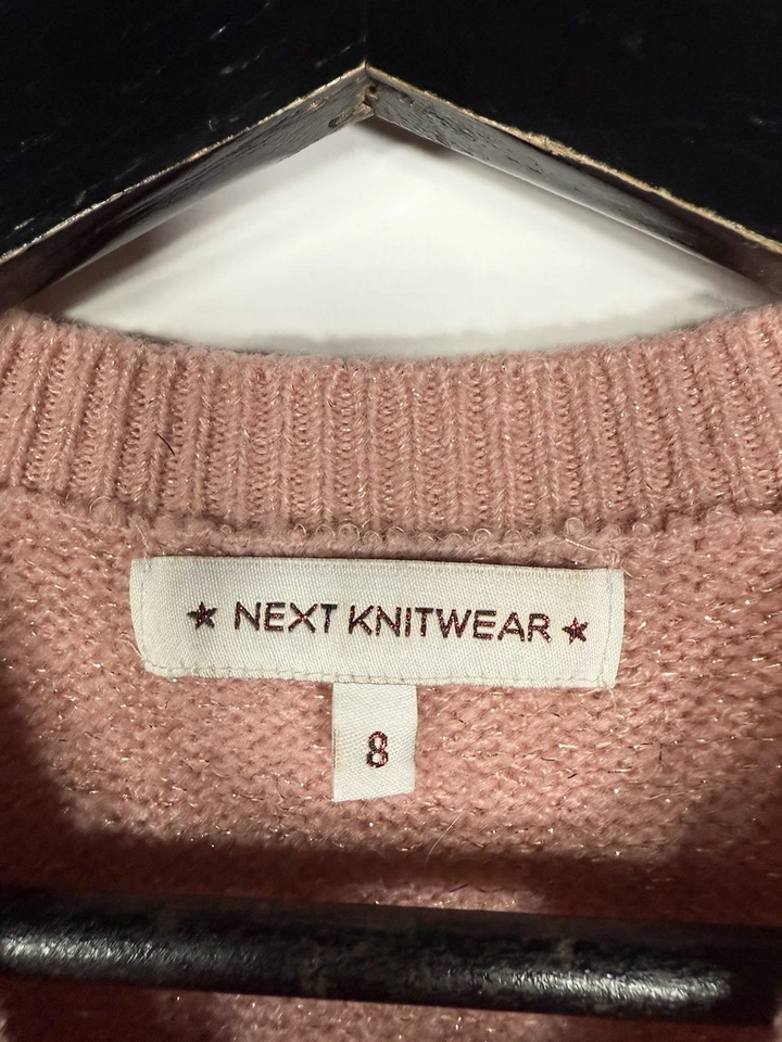 Jersey NEXT CHRISTMAS SNOWFLAKE - UK8 - Rosa - Excelente Estado - Mujer’s Foto 3 de 4