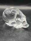 STEUBEN SIGNED CRYSTAL PIG PAPERWEIGHT