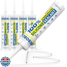 Silicone Caulk and Sealant Clear, 100 Waterproof Silicone Sealan