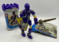 Chevalier violet DANJU - LEGO Knights Kingdom 8770 - 2004 - Complet - TBE