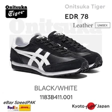 Onitsuka Tiger EDR78 [Leather] ( BLACK/WHITE ) 1183B411.001 Casual 2025New Color
