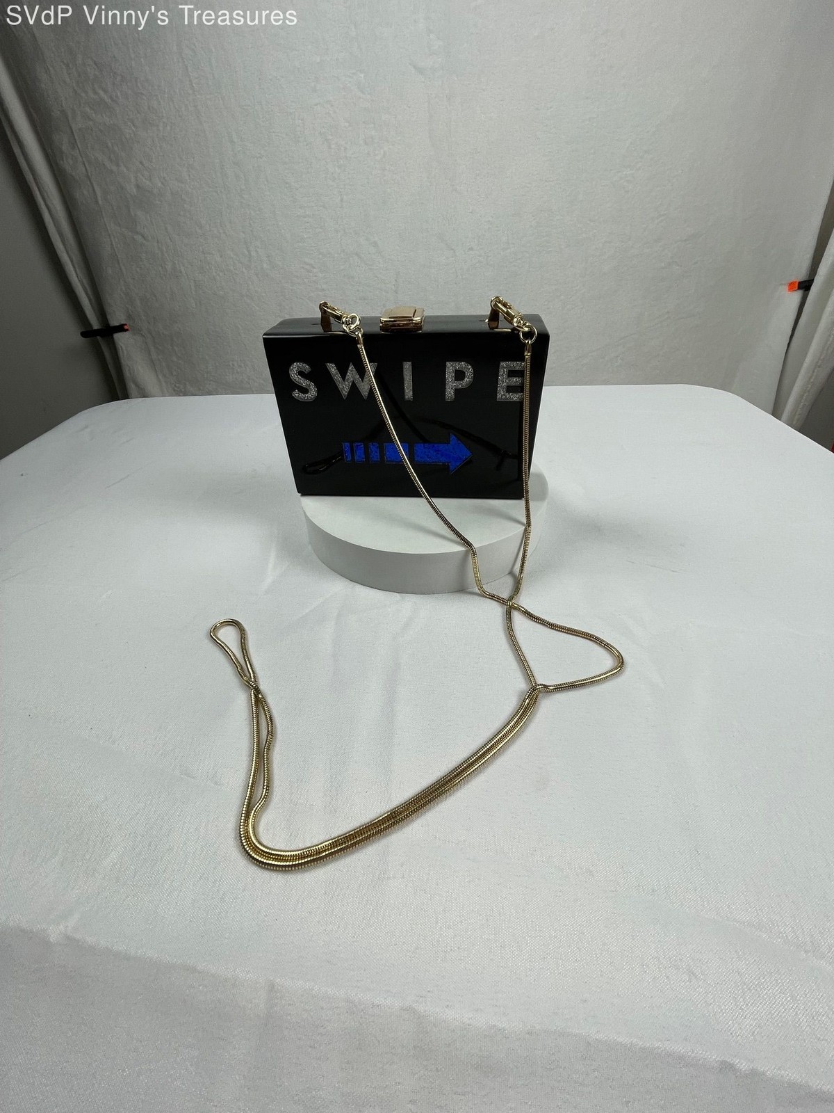 Authenticated Milly SWIPE Acrylic Statement Box C… - image 5