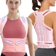 Back Brace Posture Corrector for Women and Men,Adjustable Full Back Brace and...