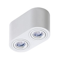 2X50W/Gu10 Downlight IP20 BiałY Nowoczesny - Natynkowe